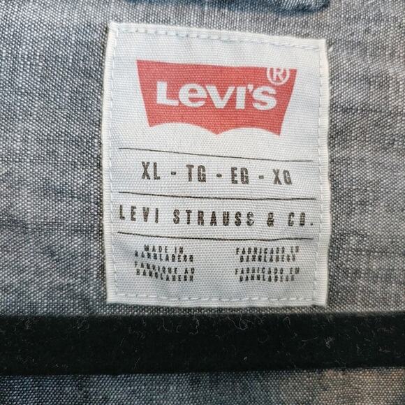 Levi's Men's Modern Fit Long Sleeve Button Up Shirt Sz XL - Picture 6 of 13